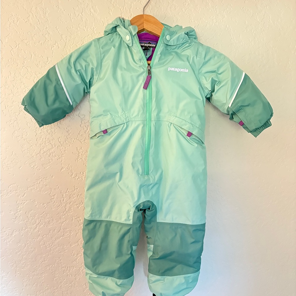 Patagonia Teal and Purple Baby Outerwear